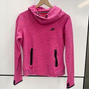 Nike Kids Tech Fleece Hoodie Hot Pink/ Black - XL